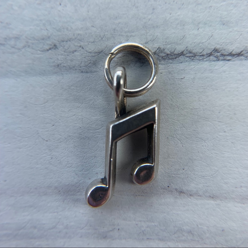 Sterling Silver Music Note Charm
